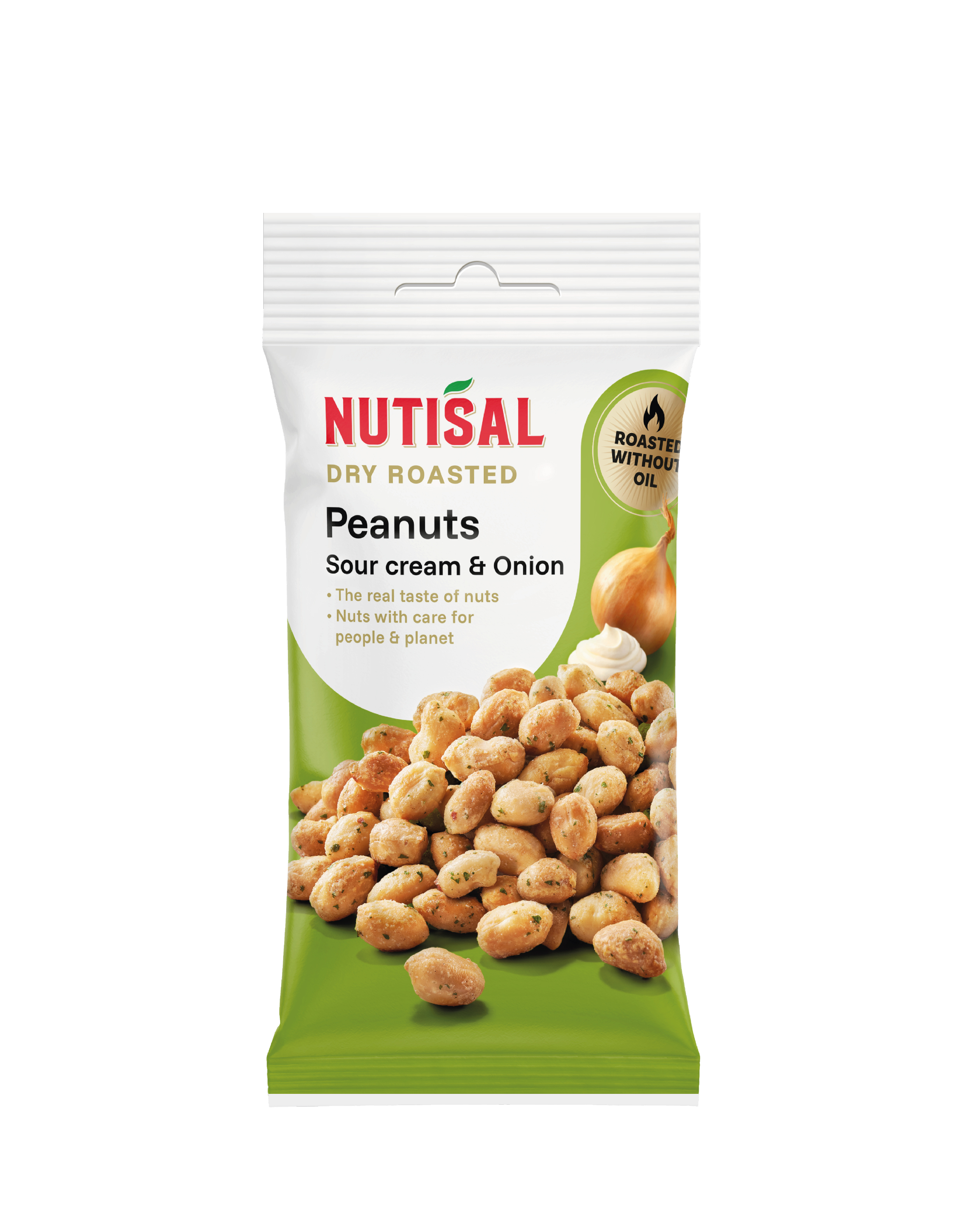Nutisal Peanuts Sour Cream & Onion 60g